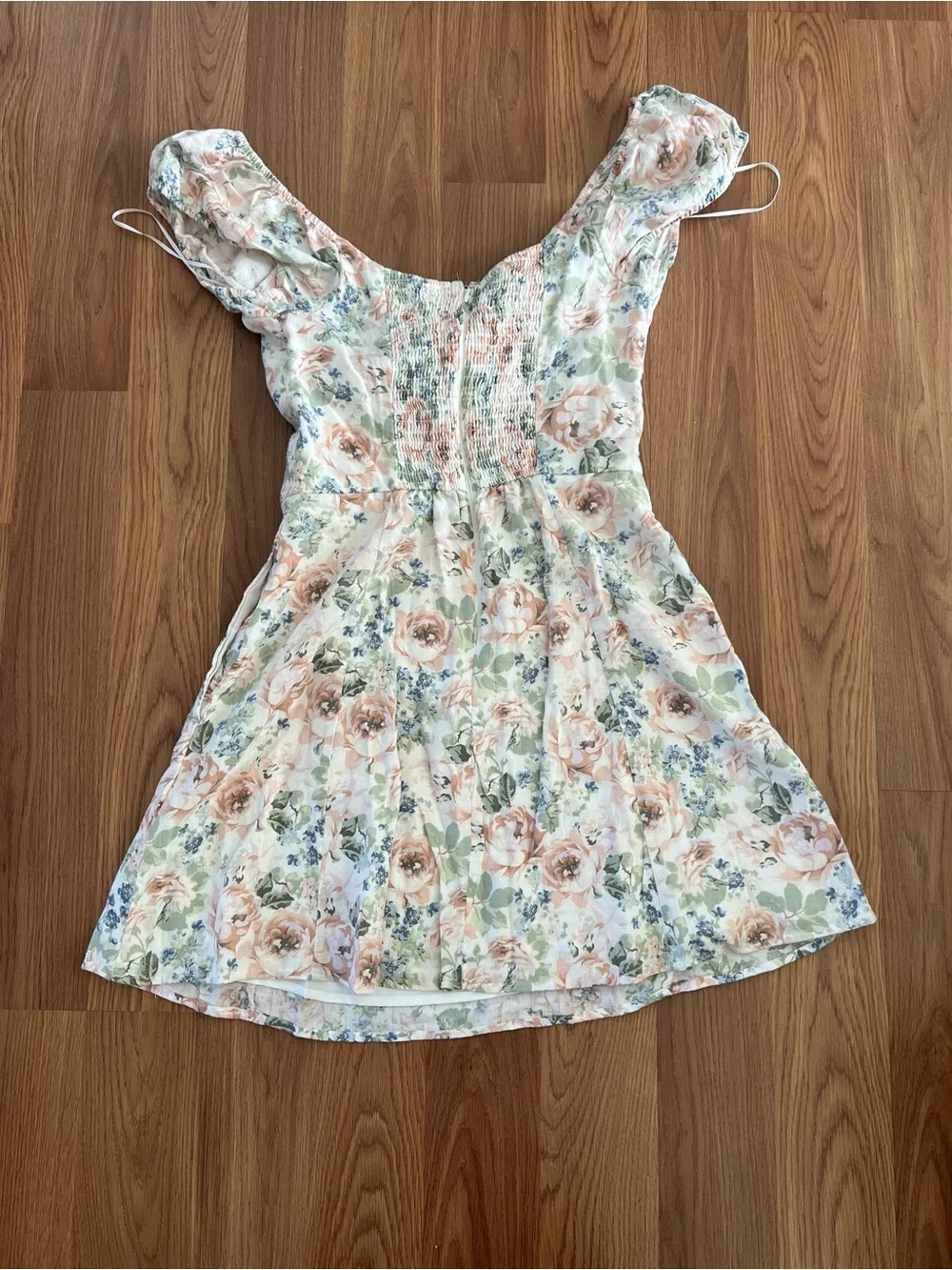 NWT Abercrombie & Fitch Floral Mini Dress - Picture 2 of 2
